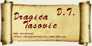 Dragica Tašović vizit kartica